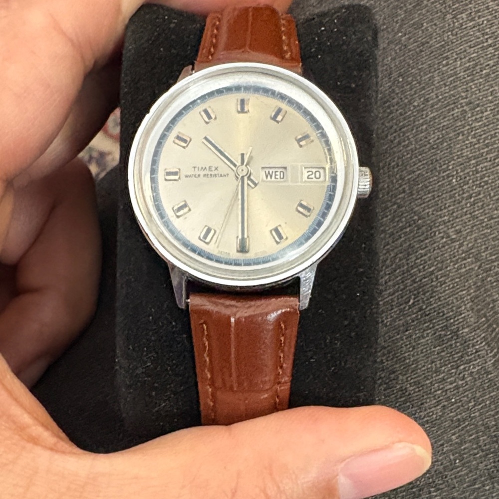 1972 Timex Mercury Day Date Dial Men Watch
